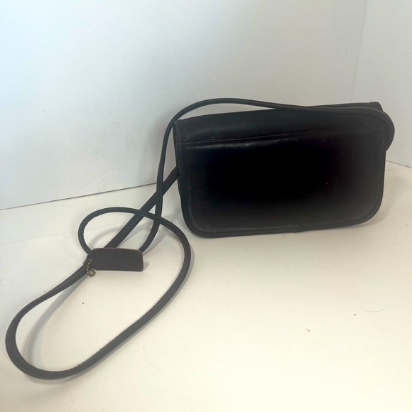 COACH rare vintage Bonnie Cashin Brown Leather made NYC Crossbody Bag - Picture 5 of 11